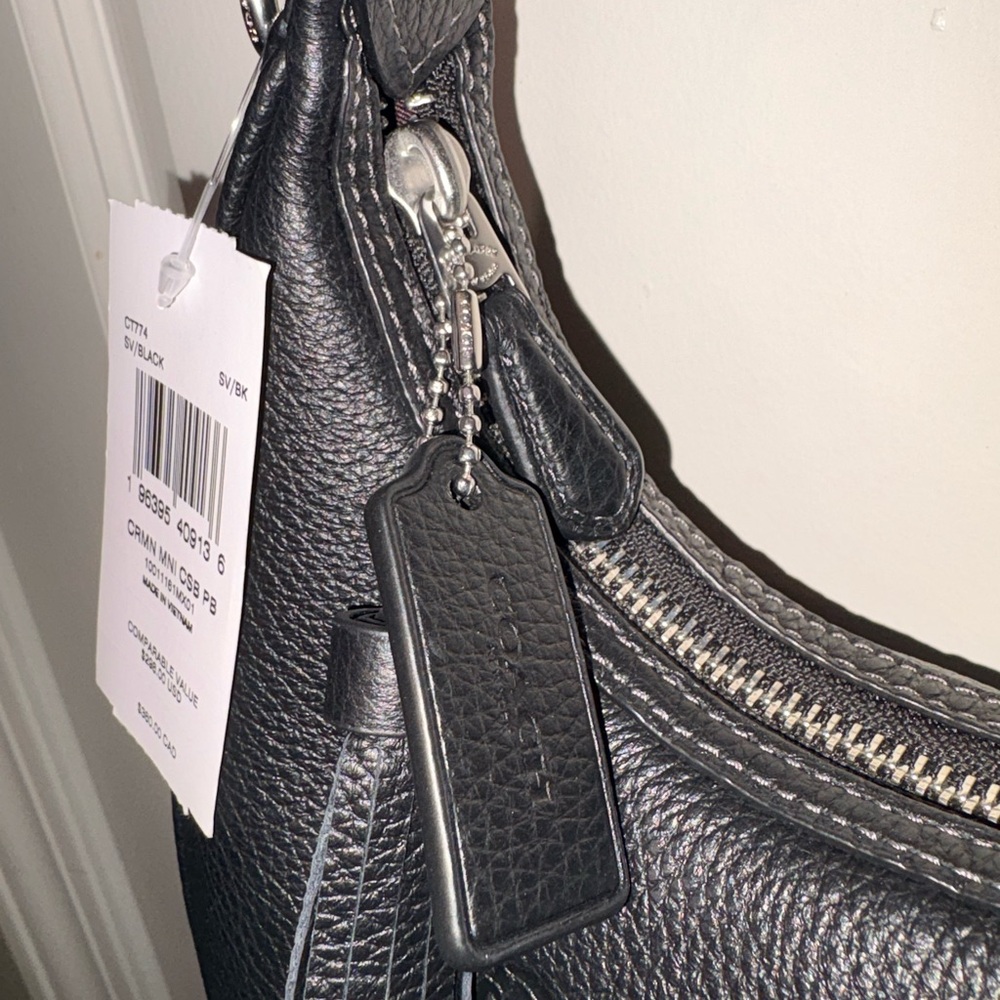 🖤 NWT Coach Mini Carmen Crossbody in Pebble Leather - CT774 - Picture 10 of 14